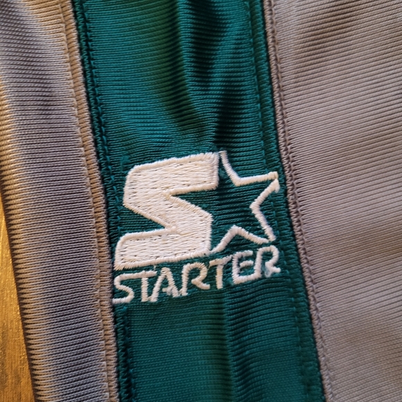 Rare 90's Starter Anaheim Mighty Ducks Alternate Hockey Jersey Size Large Jade - Picture 6 of 9